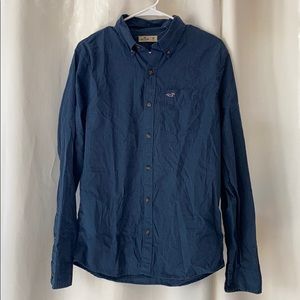Hollister long sleeve button down casual shirt